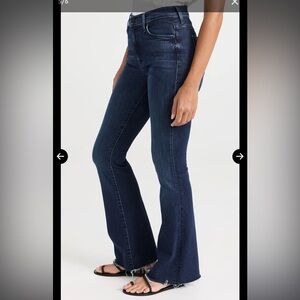 MOTHER Dark Blue Flare Jeans